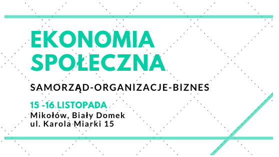 Konferencja dotycząca ekonomii społecznej