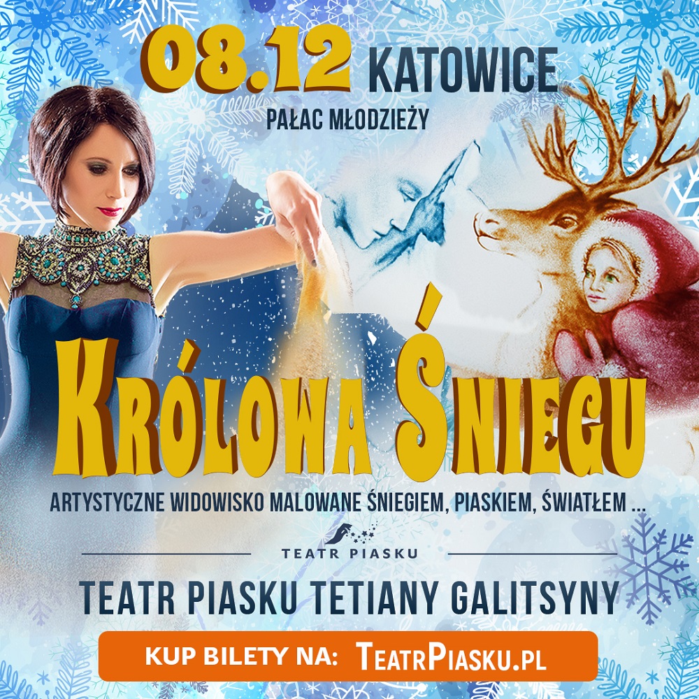 Królowa Śniegu - Teatr Piasku Tetiany Galitsyny już w grudniu!