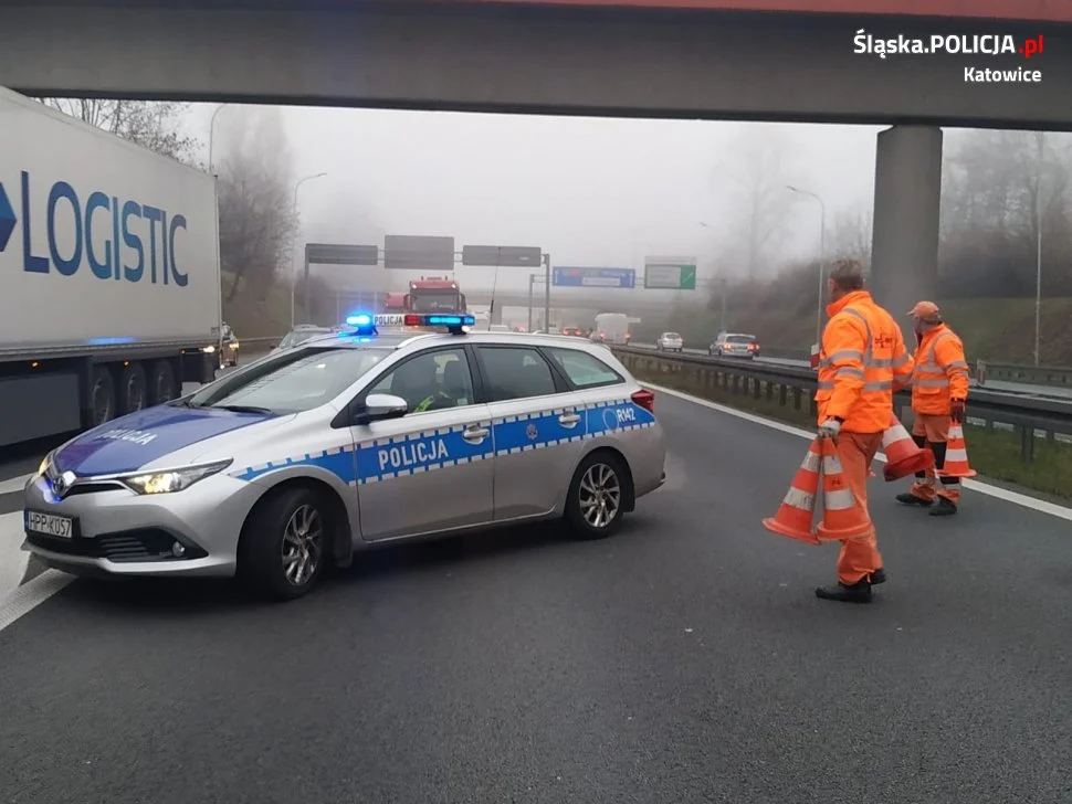 Śmiertelny wypadek na katowickim odcinku autostrady A4