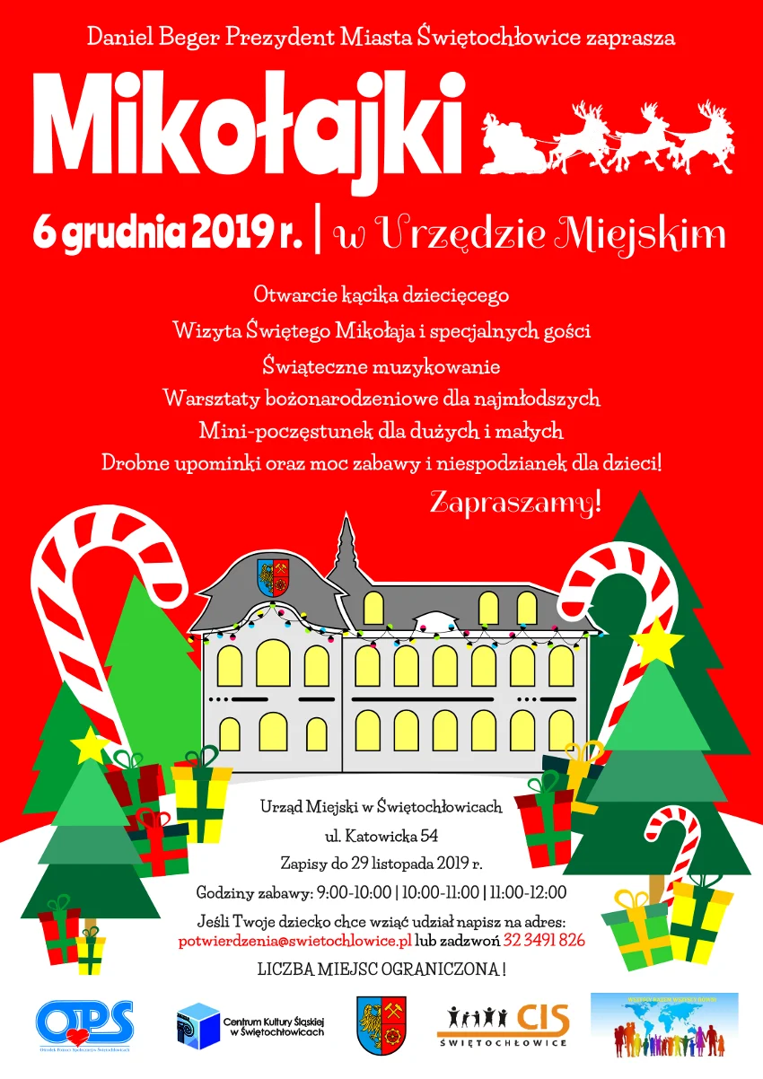 Zapraszamy na Mikołajki w Urzędzie Miejskim!