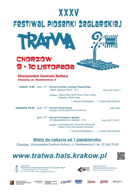 XXXV Festiwal Piosenki Żeglarskiej TRATWA 2019