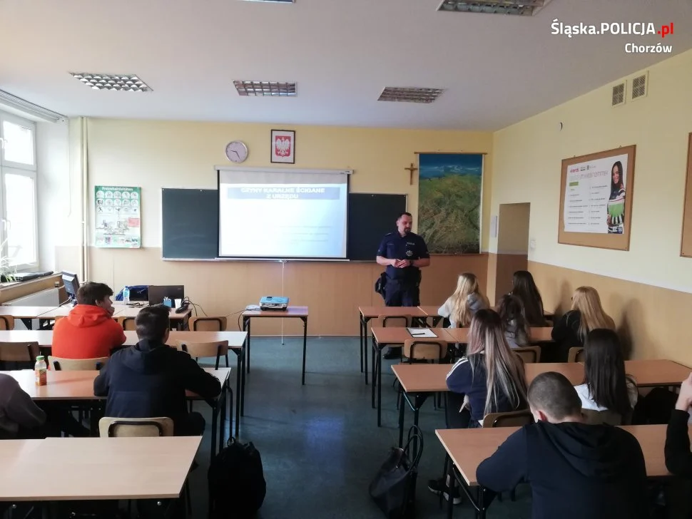 Prelekcja w Centrum Kształcenia Zawodowego i Ustawicznego w Chorzowie