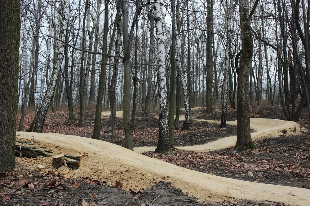 Singletrack w parku Strzelnica jest już gotowy do użytku!