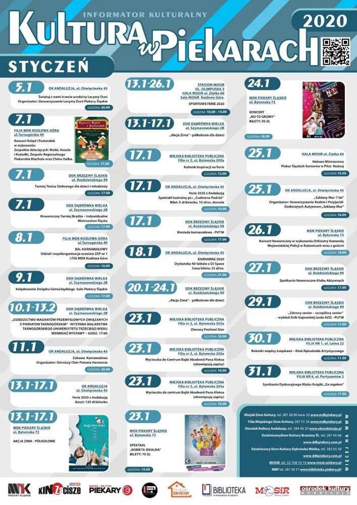 Propozycje kulturalne na styczeń 2020!