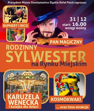 Jutro Rodzinny Sylwester na Rynku Miejskim!