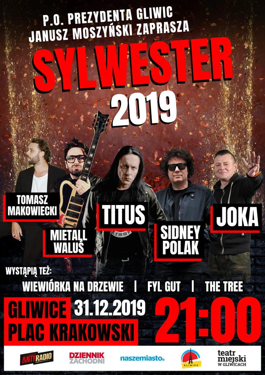 Bardzo rockowy Sylwester w Gliwicach