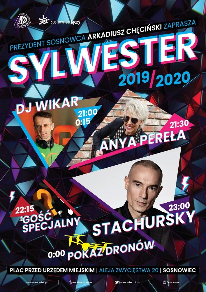 Sylwester 2019 w Sosnowcu. Sprawdź program!