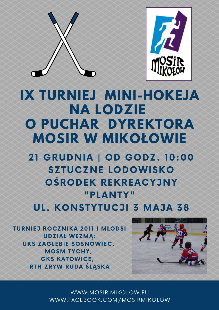 IX Turniej mini - hokeja na lodzie o Puchar Dyrektora MOSiR