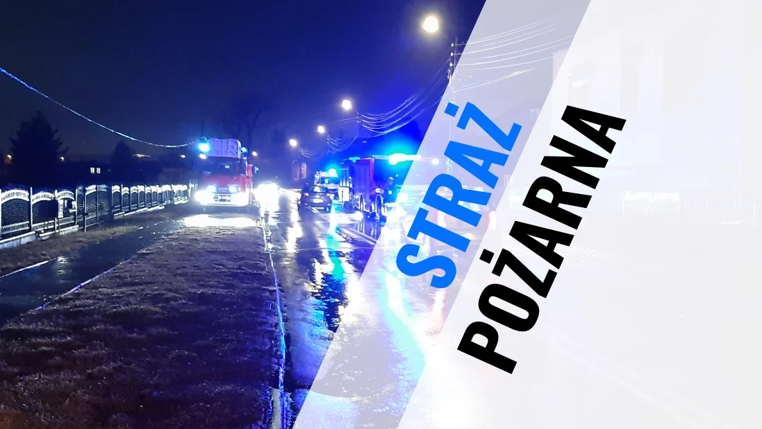 Cztery wozy straży pożarnej na ul. Hutniczej, bo... w oknie paliła się świeczka