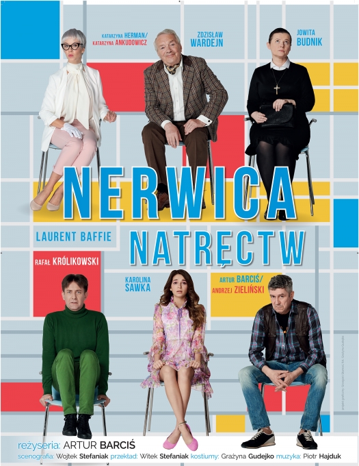 "Nerwica natręctw"- sztuka autorstwa Laurenta Baffie w reżyserii Artura Barcisia