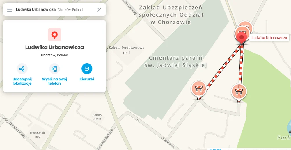 Na skrzyżowaniu ulic Urbanowicza, Żwirki i Wigury, usuwana jest awaria wodociągu