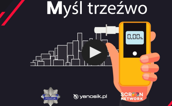 Myśl Trzeźwo - nie siadaj za kierownicę po alkoholu