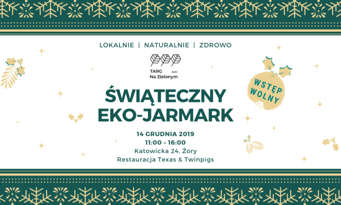 Eko-Jarmark już w sobotę w Twinpigs!