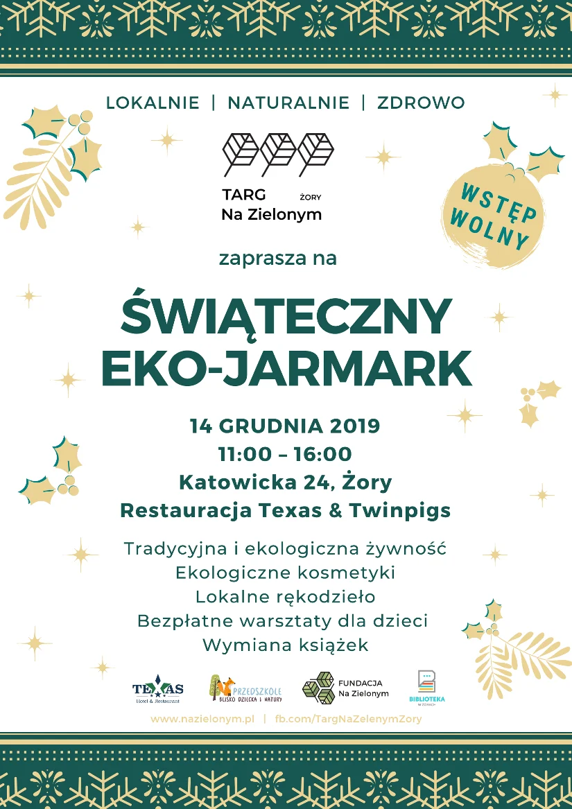 Eko-Jarmark już w sobotę w Twinpigs!