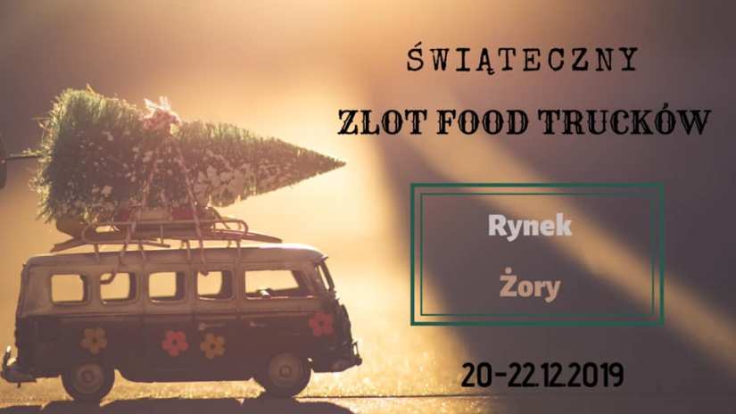 Świąteczny zlot food trucków na żorskim rynku