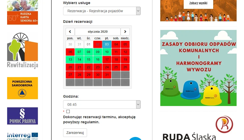 Zarezerwuj termin rejestracji pojazdu przez Internet!
