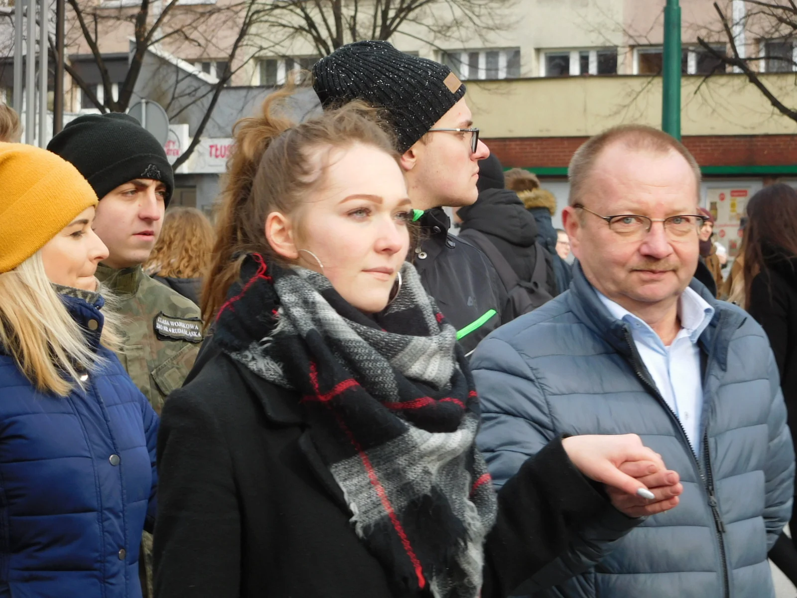 Maturzyści na rynku Rudy Śląskiej tańczyli poloneza
