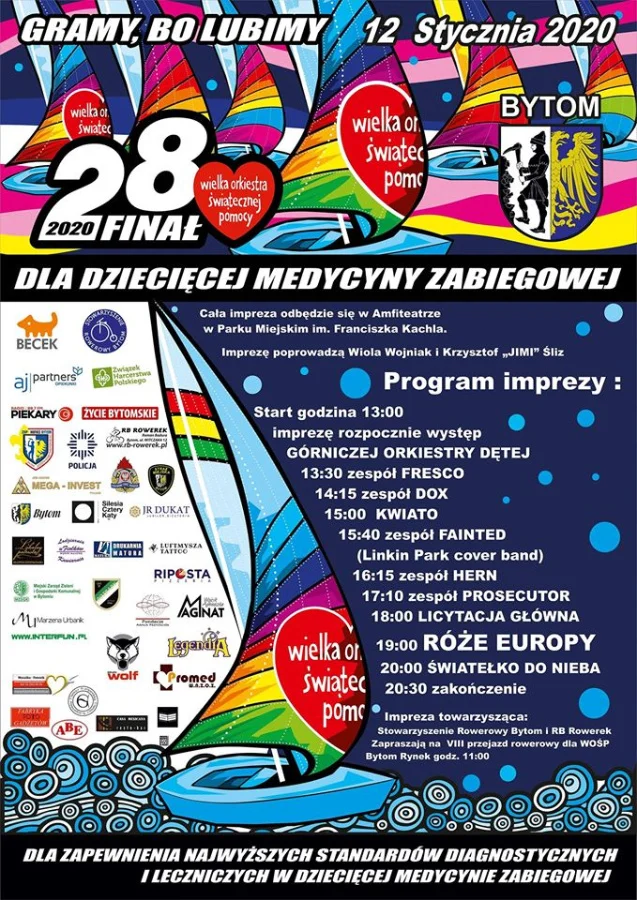 Wielka Orkiestra Świątecznej Pomocy 2020 zagra w Bytomiu!