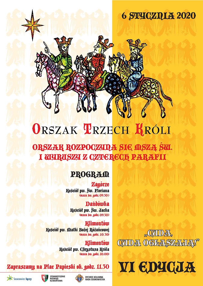 Orszak Trzech Króli po raz szósty na ulicach Sosnowca