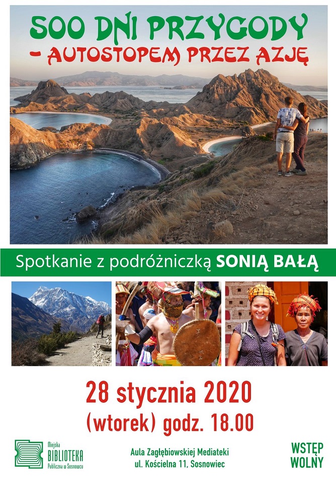500 dni przygody - autostopem przez Azję – spotkanie z Sonią Bałą