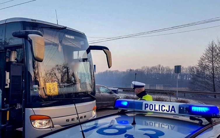 "Bezpieczne Ferie 2020" - autobusy do kontroli