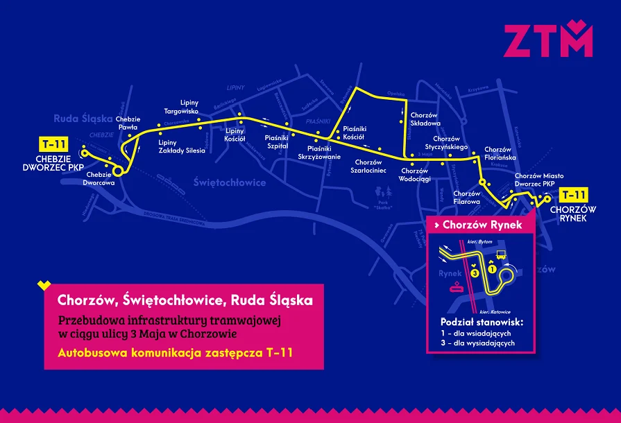 Świętochłowice: Od soboty nie będzie kursować tramwaj linii nr 11