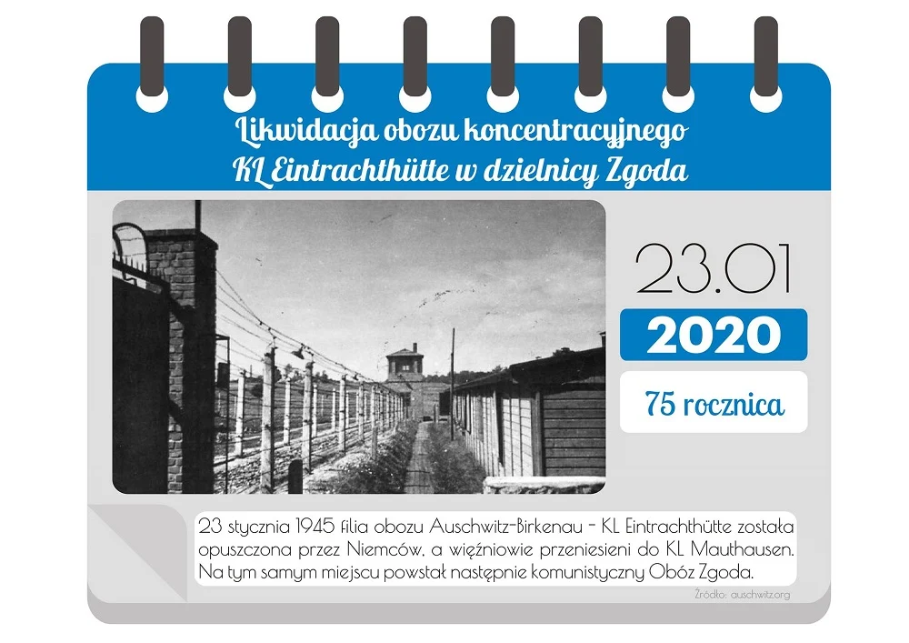 Dokładnie 75 lat temu obóz KL Eintrachthutte został opuszczony przez Niemców