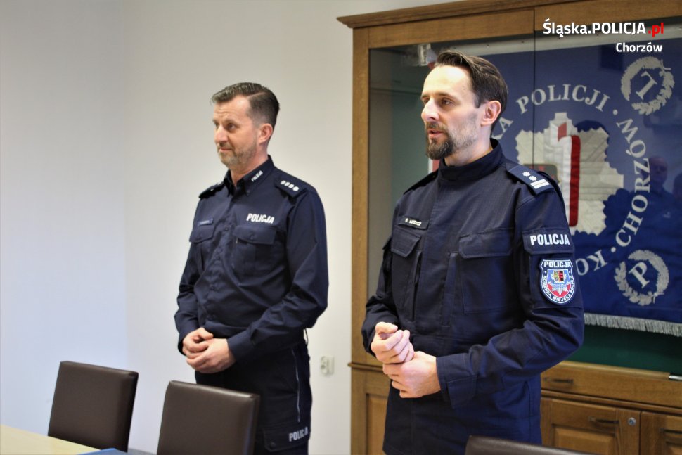 Wprowadzenie I Zastępcy Komendanta Miejskiego Policji w Chorzowie
