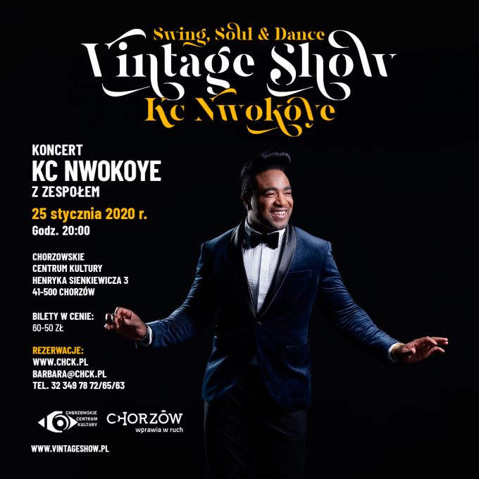 VINTAGE SHOW - KC Nwokoye - Swing and dance koncert