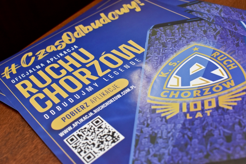 Sukces aplikacji Ruch Chorzów. Klub zarabia dzięki kibicom!