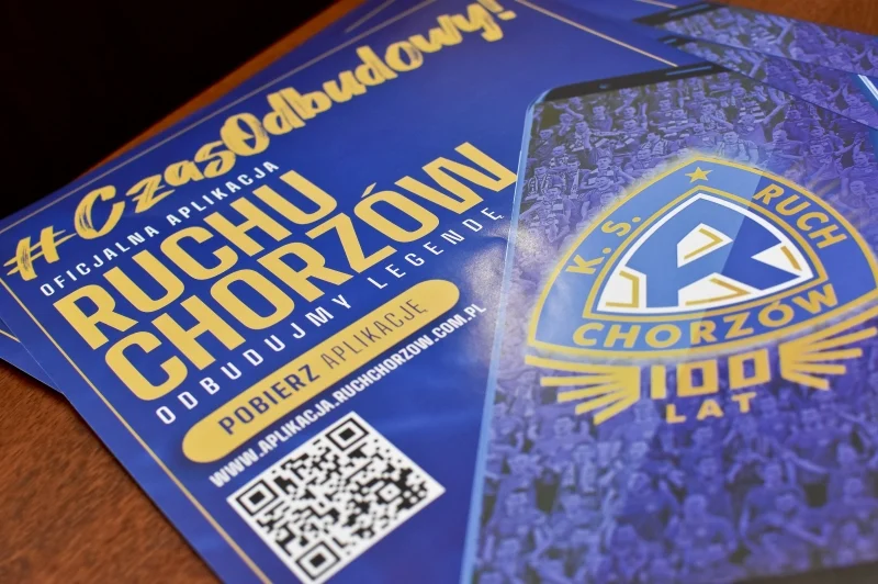 Sukces aplikacji Ruch Chorzów. Klub zarabia dzięki kibicom!