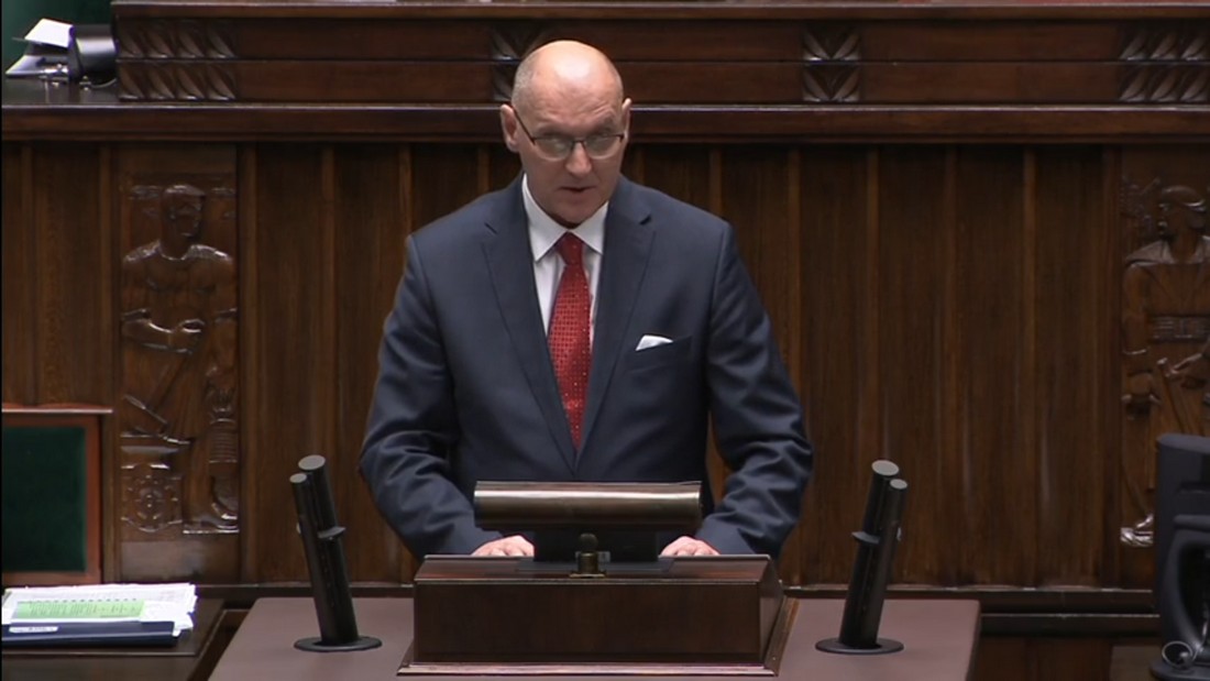 Sprawa fetoru w Zabrzu poruszona przez posła Tomasza Olichwera podczas obrad Sejmu RP