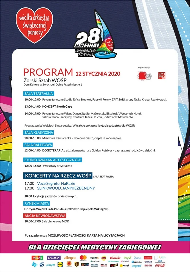 Wielka Orkiestra Świątecznej Pomocy znów zagra w Żorach. Sprawdź program!