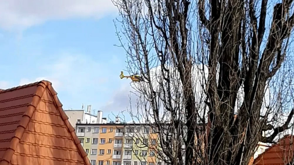 Helikopter Lotniczego Pogotowia Ratunkowego lądował na Rudzie – co się stało?