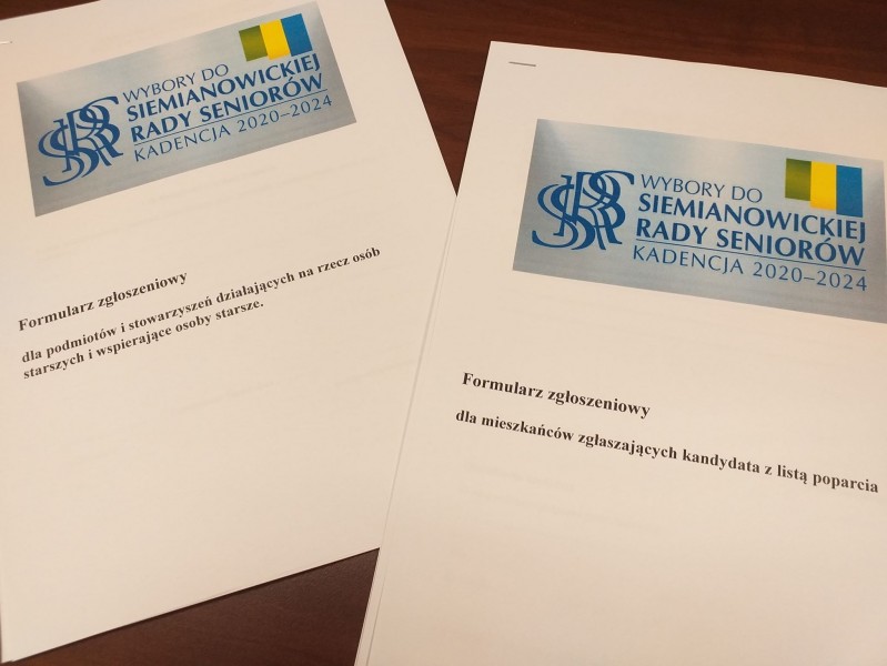 Wybory do Siemianowickiej Rady Seniorów - zaproszenie na spotkanie