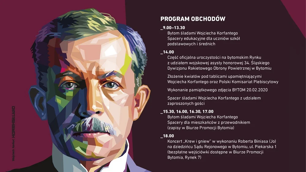 100. rocznica powołania Wojciecha Korfantego na Komisarza Plebiscytowego. Sprawdź program!
