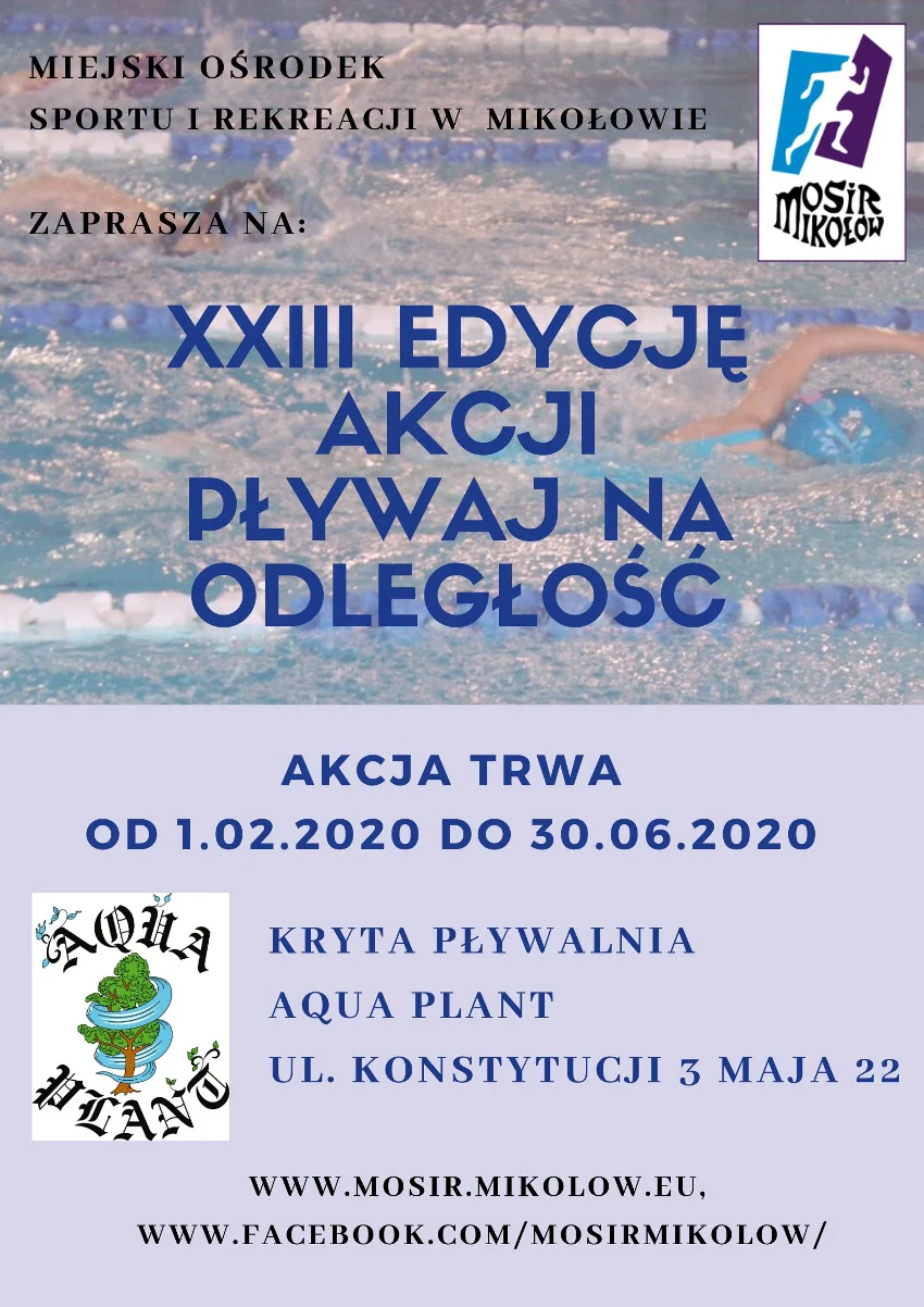 Podsumowanie XXII edycji akcji "Pływaj na odległość"