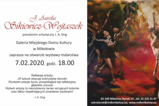 Otwarcie wystawy malarstwa J. Aurelii Sikiewicz-Wojtaszek