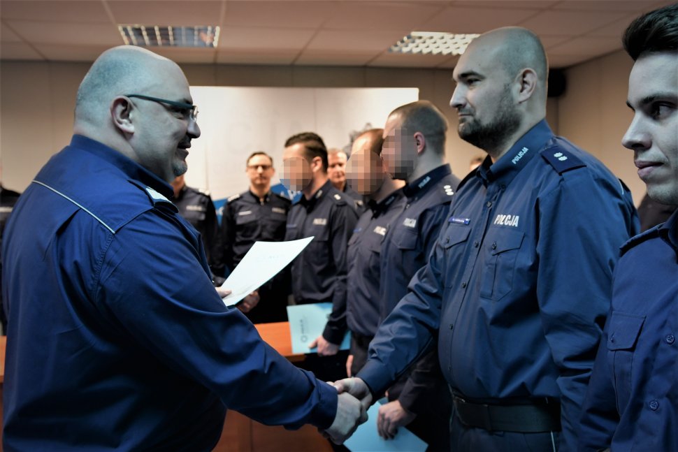Policjanci z Mikołowa wyróżnieni przez szefa śląskiej policji