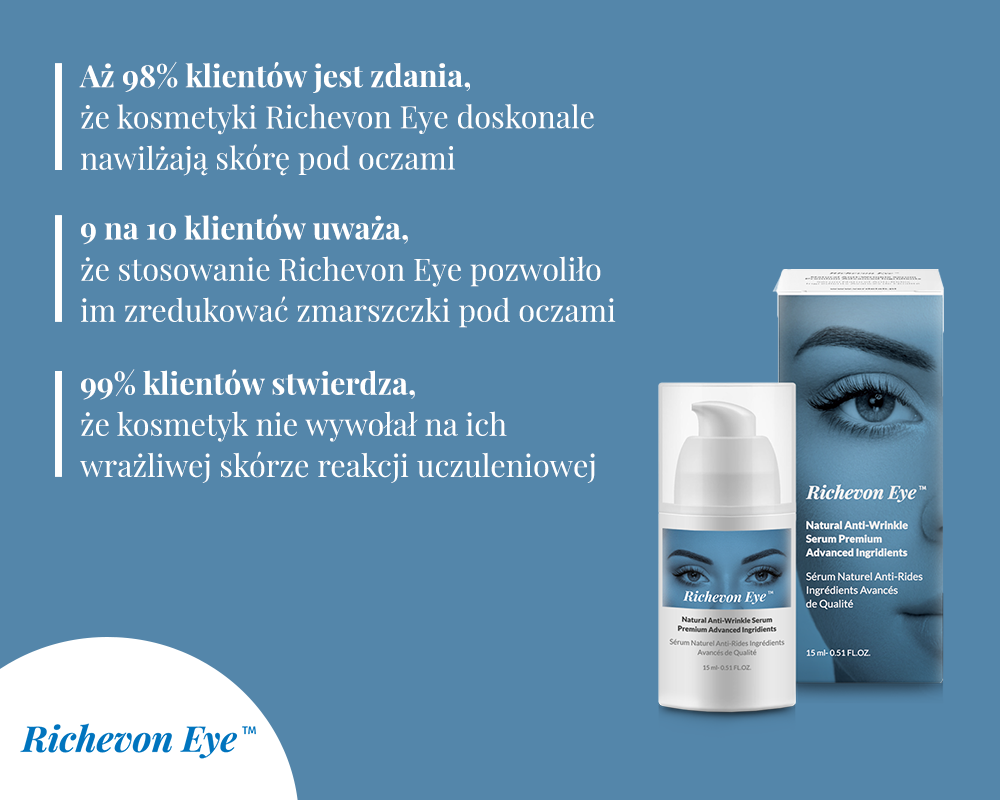 Dobry krem pod oczy Richevon Eye. Na co zwrócić uwagę przy zakupie?