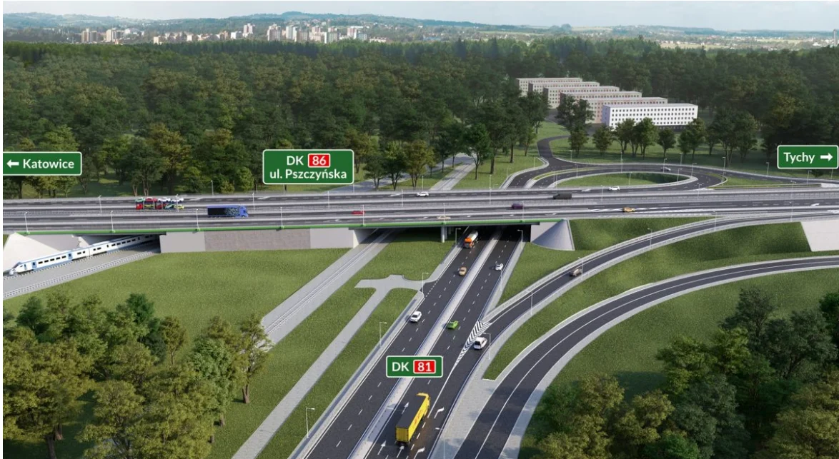 Katowice: Ważne zmiany w organizacji ruchu w związku z przebudową DK81 w Giszowcu