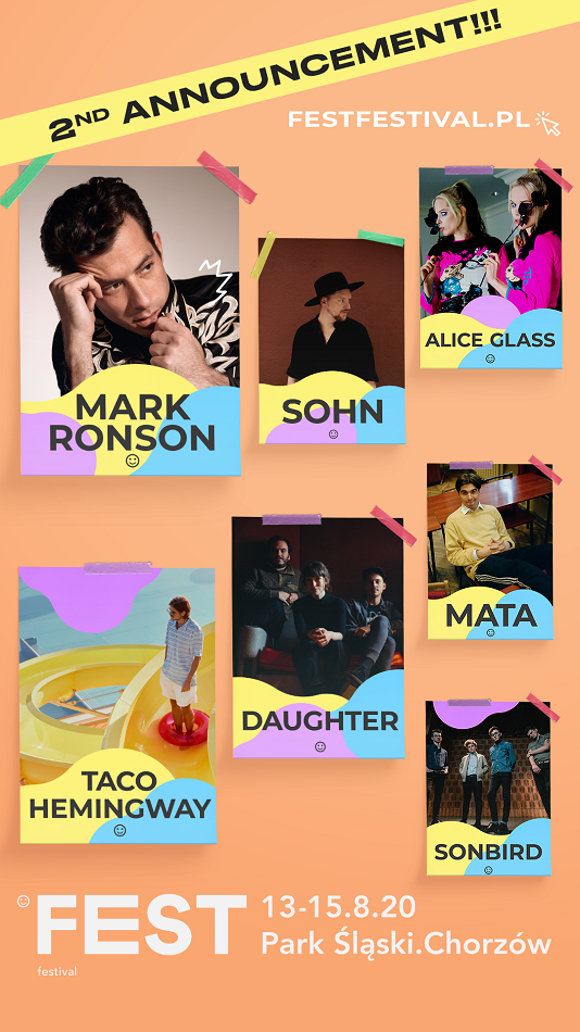 Mark Ronson headlinerem FEST Festivalu! Znamy kolejnych 6 nowych artystów!