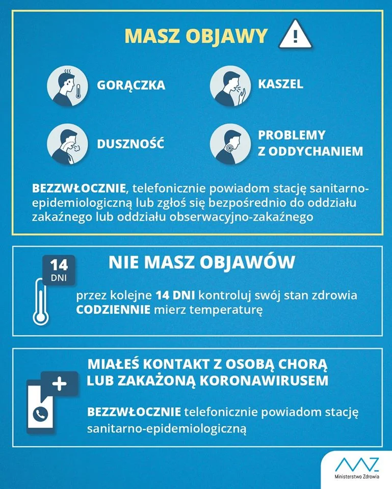 Informacje na temat koronawirusa
