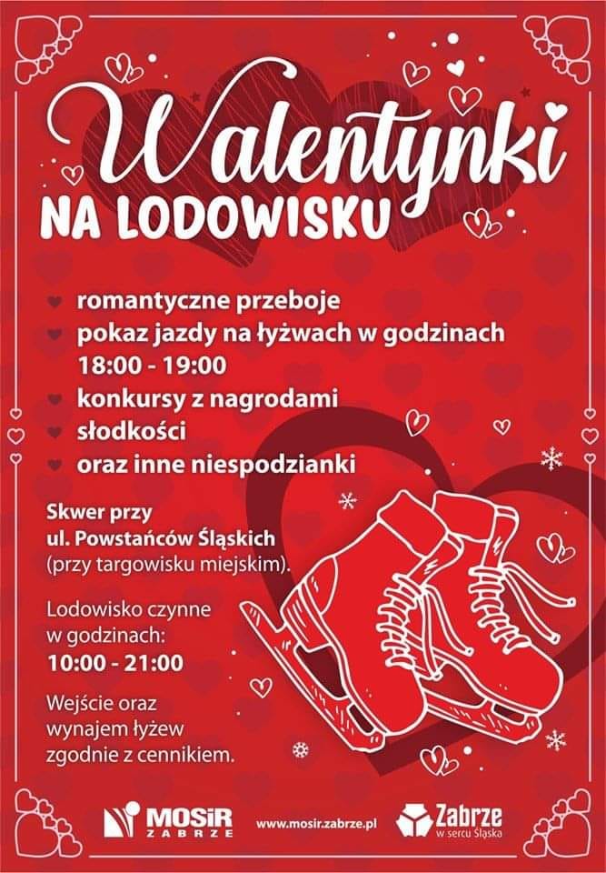 Zabrze: Już w piątek - Walentynki na Lodowisku