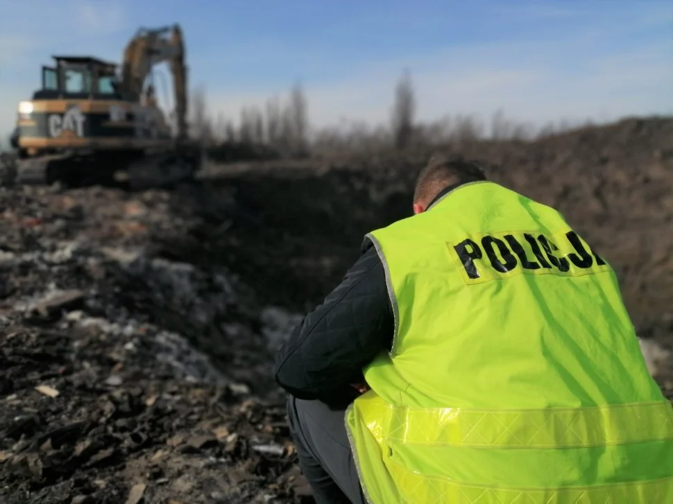 Policjanci z Zabrza i Bytomia udaremnili powstanie nielegalnego składowiska odpadów