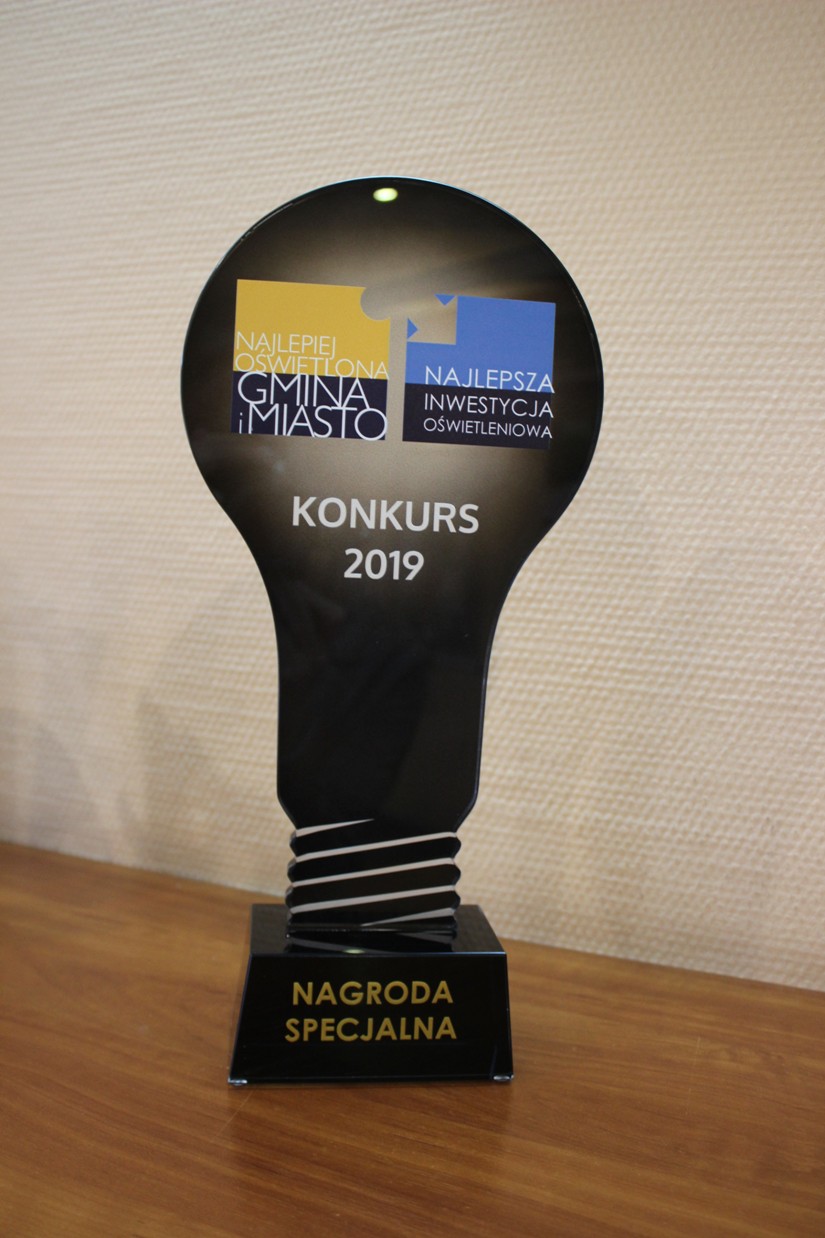 Żory z nagrodą za najlepszą inwestycję oświetleniową 2019 roku!