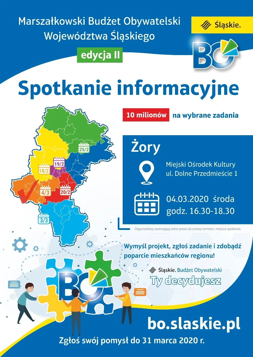Startuje druga edycja Marszałkowskiego Budżetu Obywatelskiego Województwa Śląskiego