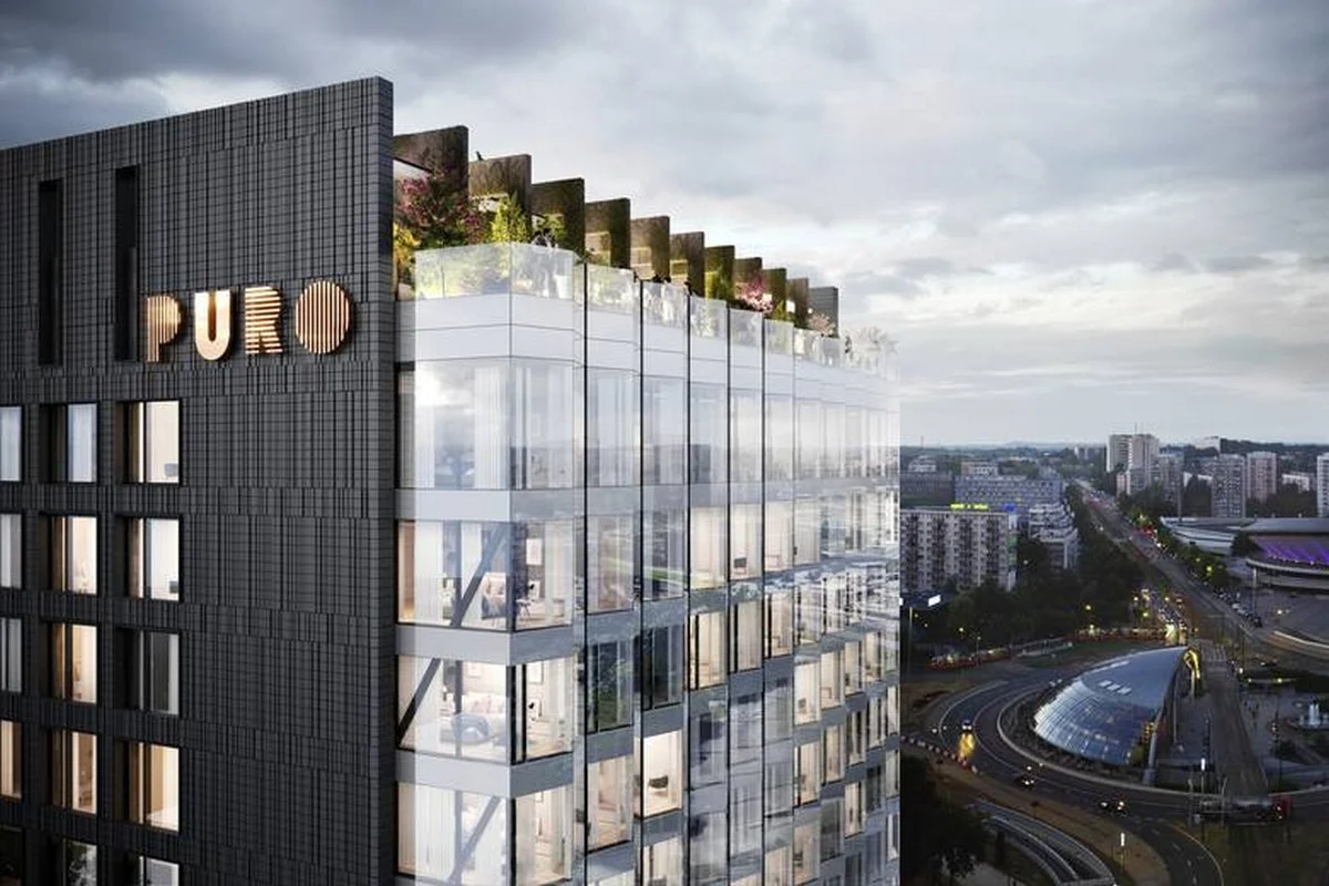 Trwa budowa czterogwiazdkowego hotelu PURO w centrum Katowic – zobacz, jak będzie wyglądał