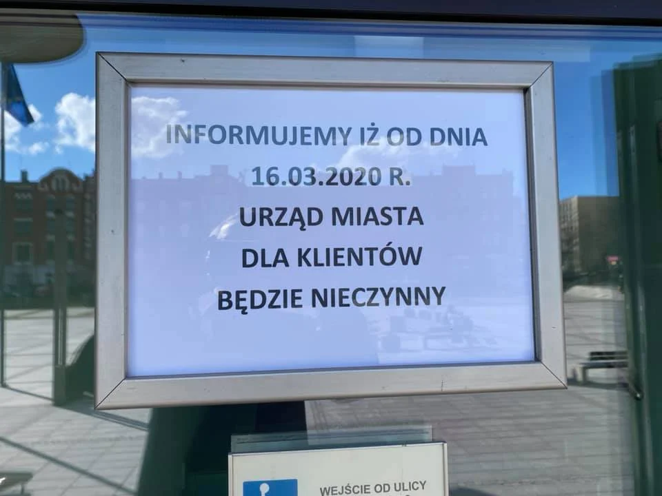 Od poniedziałku 16 marca Urząd Miasta Ruda Śląska będzie zamknięty dla klientów