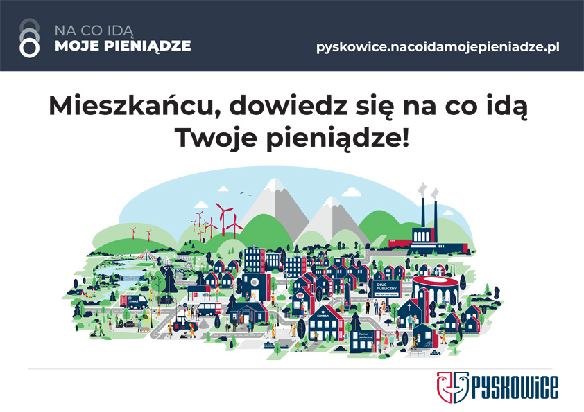 Na co idą Twoje pieniądze? Zobacz graficzne przedstawienie Budżetu Miasta Pyskowice